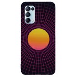 Husa compatibila cu Oppo A31 model Vaporwave, Silicon, TPU, Viceversa, Transparent, Carcasa