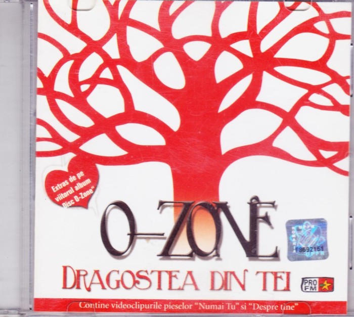 CD Pop: O-Zone - Dragostea din tei ( 2003, original - vezi descriere )