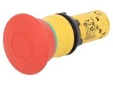 Comutator de siguranţă roşu 22mm, 2 poziţii, IP54 - SCHNEIDER ELECTRIC