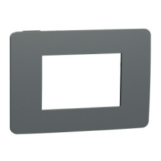 Rama Ornament 3M Schneider Unica Studio gri inchis negru NU270322 foto