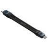Cablu Date si Incarcare USB-C - USB-C OEM 8K Video, 240W, 0.13m, Negru, Universal