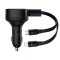 INCARCATOR auto Baseus Enjoyment,cablu inclus max 75cm,1 x USB Type-C(T) max 5V/3A 30W,1x Lightning 5V/3A total output 25 cm,pt. bricheta auto,negru &quot;