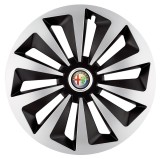 Cumpara ieftin Set 4 capace roti Fox Gri-Negru R17 pentru gama auto Alfa Romeo, Autohelix MSA
