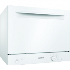 Masina de spalat vase Bosch Serie 2 SKS51E32EU, 6 seturi, 5 programe, LoadSensor, indicator LED, ExtraDry, clasa F, alb