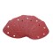 Abraziv, smirghel, cu scai cu gauri, P40, set 5 buc, 150x150x100 mm, Germa Flex