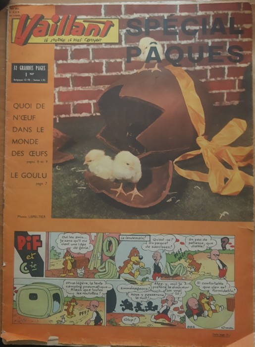 Revista Vaillant Le Journal Nr 882+883+888/ 1962