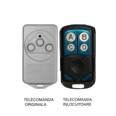Telecomanda poarta garaj de 2 si 4 canale cod fix 433.92MHz Proteco TX433 compatibila cu originalul (844) foto