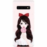 Husa silicon pentru Samsung Galaxy S10 Plus, Girly 001