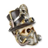 Statueta STEAMPUNK cu craniu SP-3