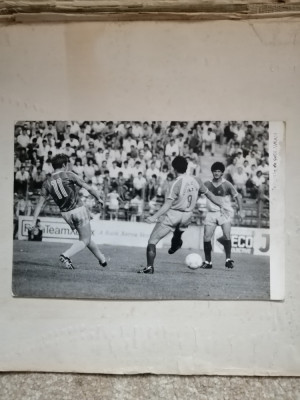 Fotbal: Steaua - F. C. Olt 5-0 - fotografie de presa 06.09.1987 - Boloni foto