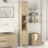 VidaXL Dulap de baie, stejar sonoma, 30x30x190 cm, lemn prelucrat 849657