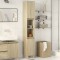 vidaXL Dulap de baie, stejar sonoma, 30x30x190 cm, lemn prelucrat 849657