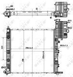 NRF 50581 Radiator, racire motor