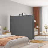 VidaXL Paravan de cameră cu 2 panouri, antracit, 348x180 cm