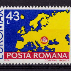 RO 1974 LP 856 "Expo. Maximafilie "Euromax" Bucuresti " , serie , MNH