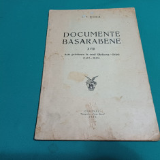 DOCUMENTE BASARABENE *ACTE PRVITOARE LA SATUL OHRINCEA-ORHEI / L.T. BOGA/1936 *