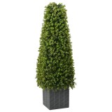 vidaXL Planta artificială Eucalipt, cu ghiveci, 27x27x90 cm, verde