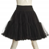 Fusta midi din tulle