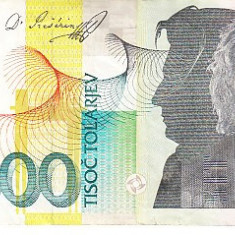 M1 - Bancnota foarte veche - Slovenia - 1000 Tolari - 2000