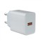 Incarcator retea Well 1x USB A QC3.0 18W alb PSUP-USB-WQ11803WE-WL