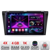 Navigatie Mazda 3 2009-2014 A-034 4+64 InCell Display 1K Android Waze USB Navigatie Internet Youtube Radio