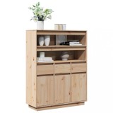 VidaXL Dulap &icirc;nalt, 89x40x116,5 cm, lemn masiv de pin