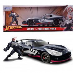 MASINUTA METALICA VENOM 2008 DODGE VIPER SCARA 1 LA 24 SuperHeroes ToysZone