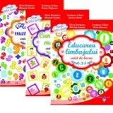 Set gradinita 3-5 ani (Activitati matematice, Cunoasterea mediului, Educarea limbajului)