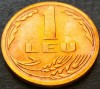 Moneda 1 LEU - ROMANIA, anul 1992 * cod 2190 A