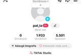 V&acirc;nd cont de tiktok 1k pe romania