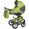 Carucior Flamingo Easy Drive 3 in 1 Vessanti, suporta 10 kg, 0 luni+, Green