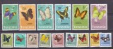 Tanzania 1973 fauna fluturi MI 35-49 MNH