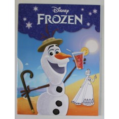 DISNEY FROZEN , CARTE DE COLORAT , 2016