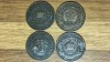 Canada colectie 4 provincii diferite - 4 monede 1 cent 1864 -1894 : New Brunswick, Newfoundland, Nova Scotia si Prince Edward Island - Regina Victoria, America de Nord