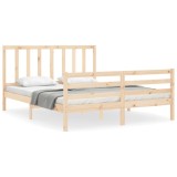 Cumpara ieftin Cadru de pat fara saltea, 160x200 cm, lemn masiv pin