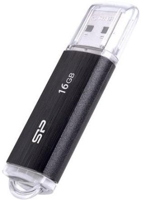 USB Flash Drive SP, Ultima U02, 2.0, 16GB, Negru &amp;quot;SP016GBUF2U02V1K&amp;quot; (timbru verde 0.03 lei) foto