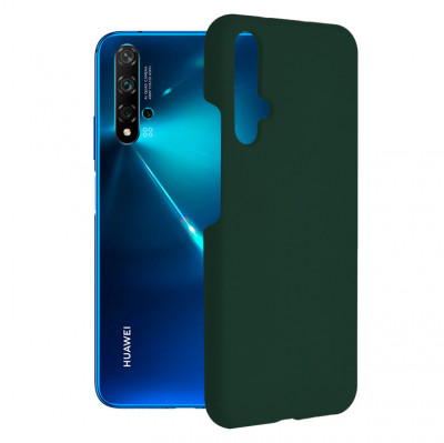 Husa Techsuit Soft Edge Silicon Huawei Nova 5T / Honor 20 - Dark Green foto