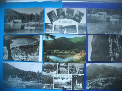 HOPCT LOT NR 178 TUSNAD JUD HARGHITA -9 CARTI POSTALE-RPR-CIRCULATE foto