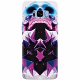 Husa silicon pentru Samsung S8, Abstract Framed Skull
