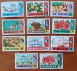 Colonia Brit.(-Regina EII)-1973-BAHAMAH-Set de 11val-Flora si Fauna-MNH-NESTAMP-Vezi-Scan