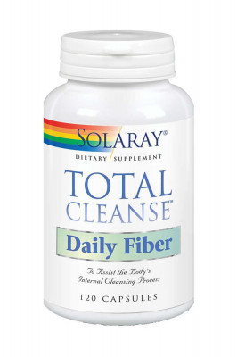 Total Cleanse Daily Fiber Solaray 120 capsule Secom foto