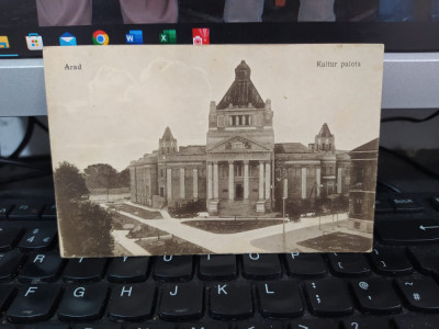 Arad Kultur palota Vasuti Budapesta nr. 6928, 12 iun. 1917 circ. fără timbru 205 foto