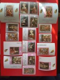 PARAGUAY, PICTURI - COLIȚE + SERIE COMPLETĂ PERF./IMPERF. MNH, Nestampilat