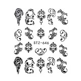 Cumpara ieftin Tatuaj Unghii LUXORISE Simple Art Glam, STZ-646