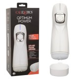Masturbator Automat CalExotics Lifelike Pulsar Stroker, 7 Functii Vibratie + Suctiune, Reincarcabil USB, TPE, Alb