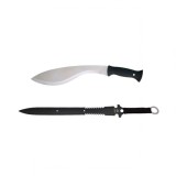 Cumpara ieftin Set sabie si maceta de vanatoare, IdeallStore&reg;, Kukri Silver, 44 cm, husa inclusa