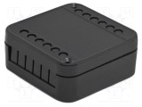 Carcasă cutie de conexiuni ELBAG 44mm x 44mm x 18mm neagră