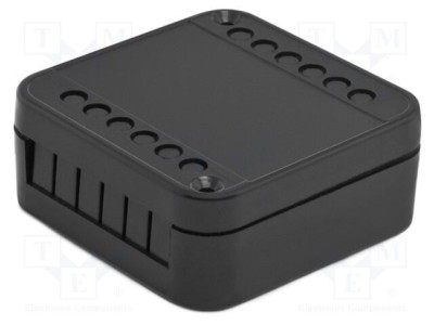 Carcasă cutie de conexiuni ELBAG 44mm x 44mm x 18mm neagră foto