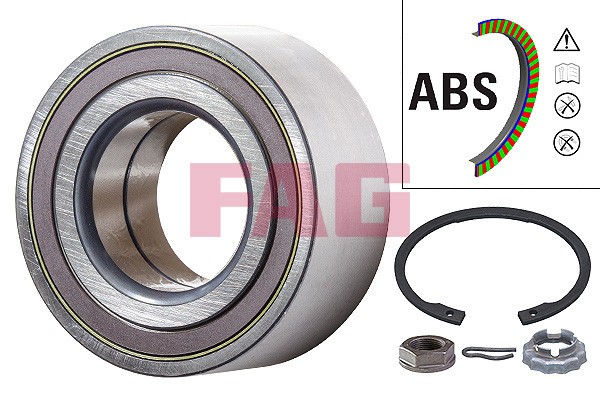 FAG 713 6401 80 Set rulment roata