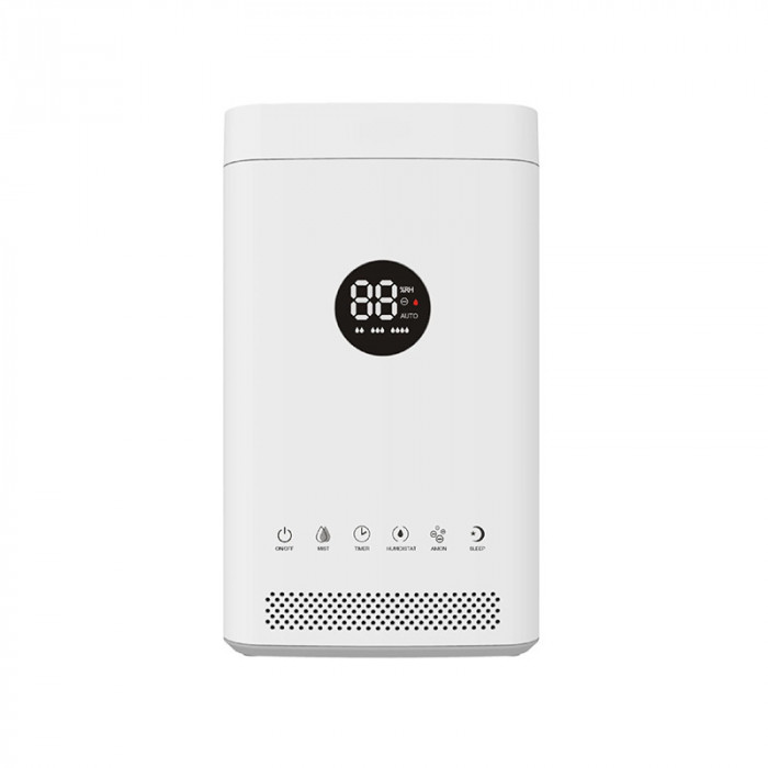 Umidificator Reecomer, 28 W, 280 ml/h, panou digital, 18 mp, 3 trepte viteza, functie ionizare